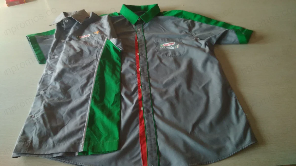 Castrol Bike Point mechanic work shirt