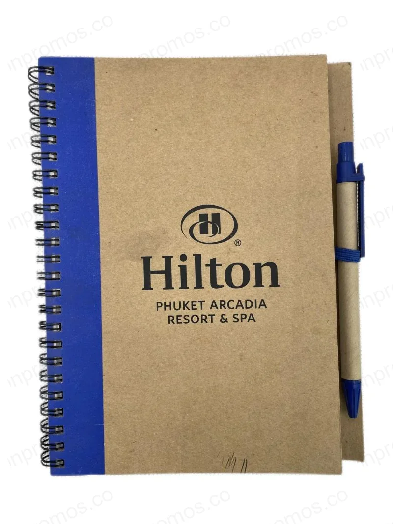 Hilton Phuket Arcadia eco notebook with pen