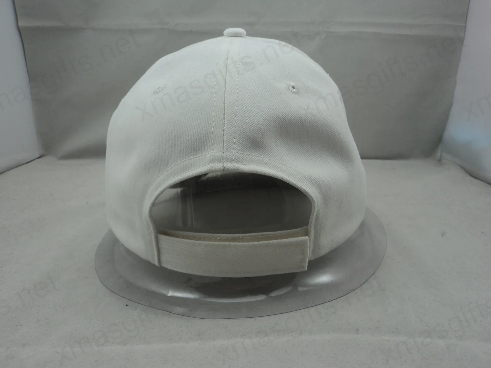 Back view of white MONUSCO cap