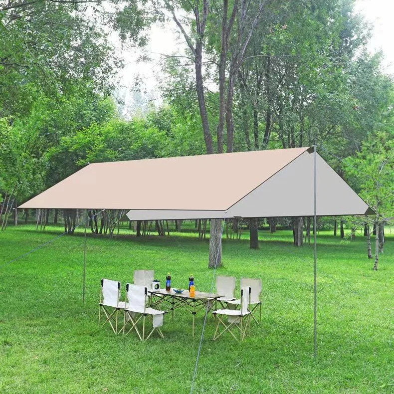 Blackout Tarp Shelter, Portable Camping Rain Sun Awning