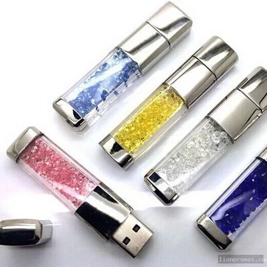Diamond Crystal USB Flash Drive, Clear Pendrive Gift