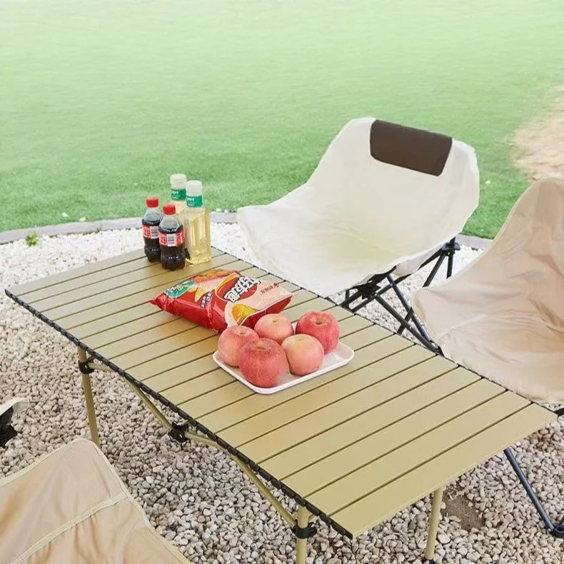 Folding Camping Table, Portable BBQ Market Long Table