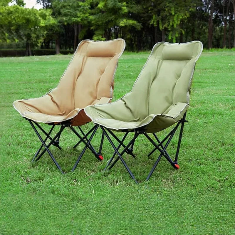 High Back Moon Chair, Adjustable Beach Park Seat