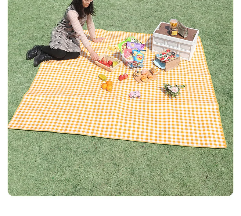 Outdoor Picnic Blanket, Folding Waterproof Camp Pad