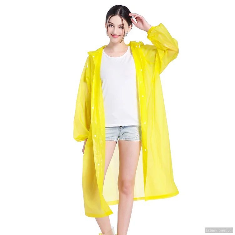 EVA Outdoor Hiking Travel Urgency riding raincoat Disposable Rain Poncho