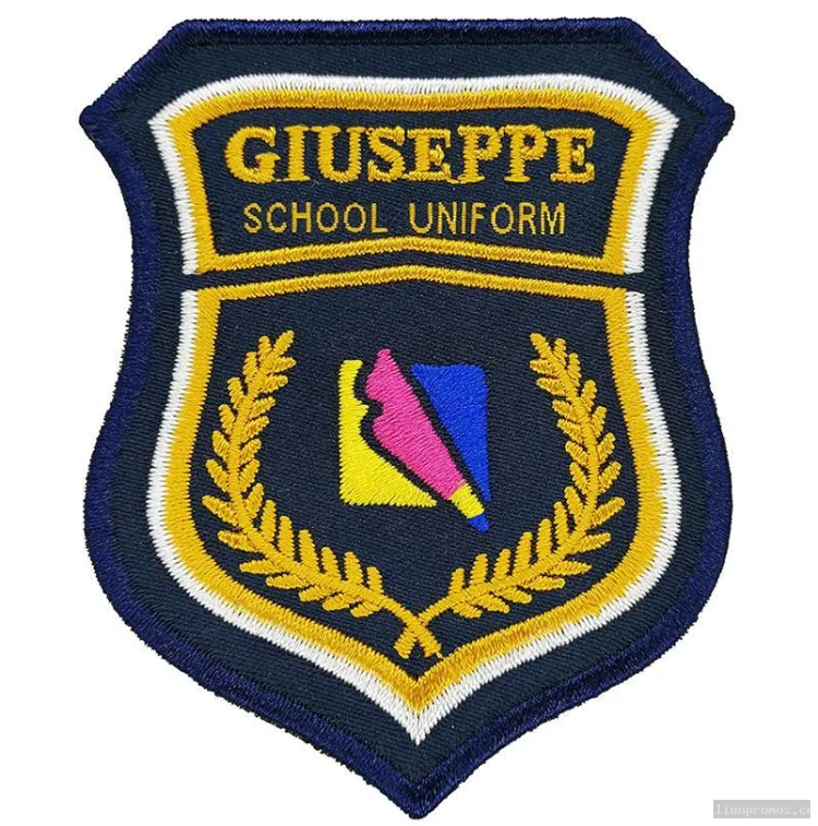 Patch brodé sur mesure avec logo pour accessoires de vêtements