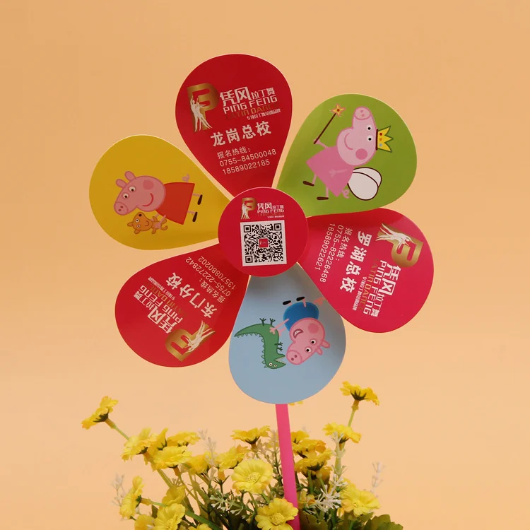 Personalized Pinwheel Children Promotional Giveaway Toy