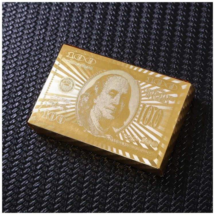 Luxury Golden Poker Cards Decorative Collectible Playing Cards