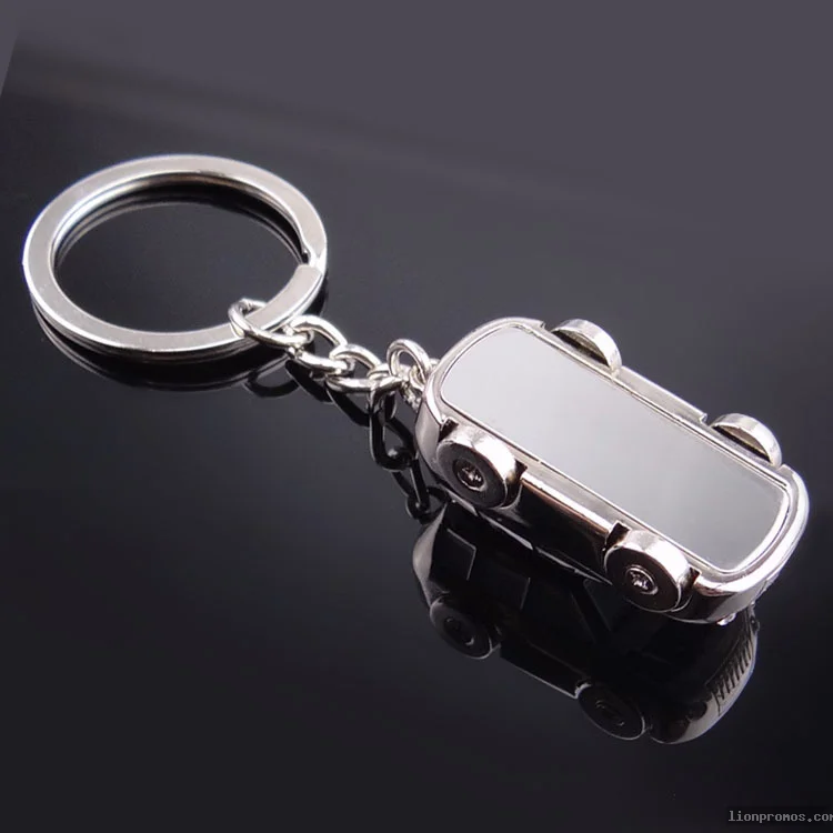 Metal Vehicle Keyring Car Train Design Keychain For Travel Souvenir