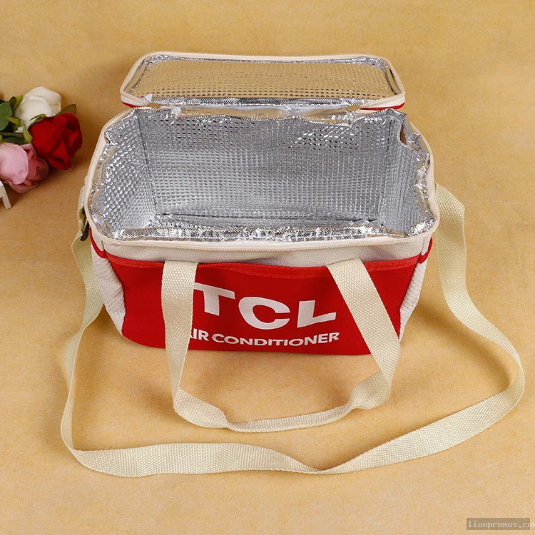 Eco Non Woven Insulated Cooler Bag Reusable Thermal Lunch Bag