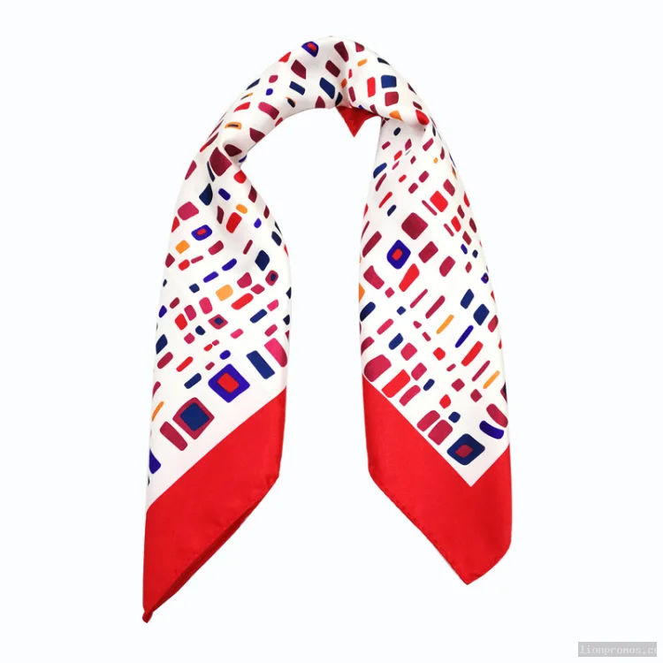 Bank Women Staff Air Hostess Polyster Silk Suit Scarf
