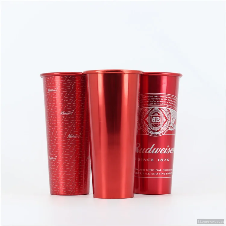 Shatterproof 480ml Aluminum Beer Cup Metal Reusable Drinking Tumbler