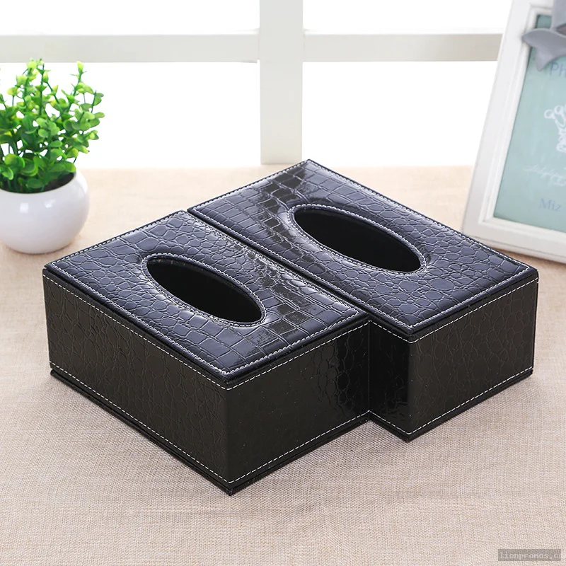 Luxury Leather Tissue Box For Hotel And Home Use