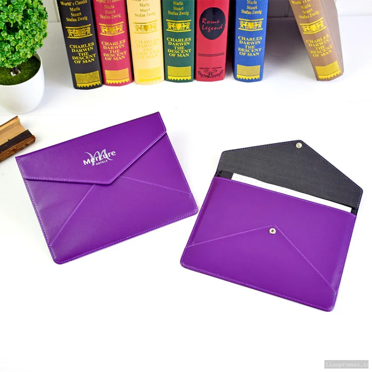 Versicherungsgeschenk-Rechnungsnotiz-Lederumschlagtasche