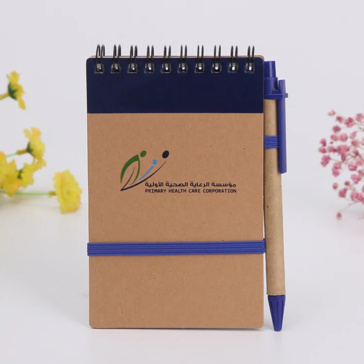 Recycled Paper Pocket Planner Eco Friendly Notebook