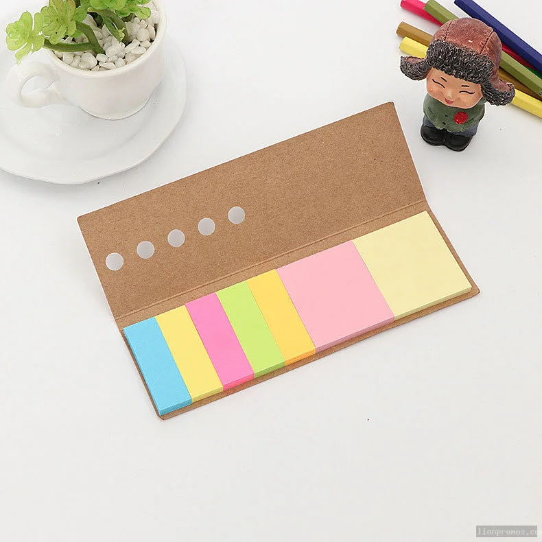 Low Cost Pocket Sticky Note Pad Set For Business Promotion