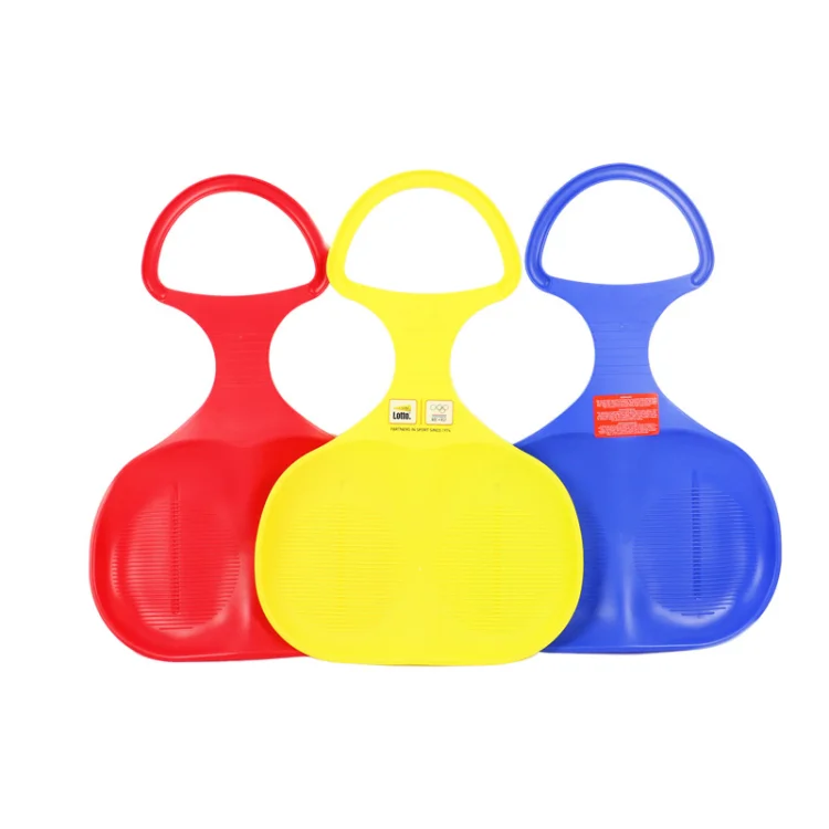 Plastic Children Grass Snow Sliding Sled Board With Pull Rope