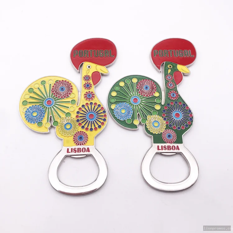 Tourism Souvenir Wholesaler Customized Iron Magnetic Wine Beer Opener