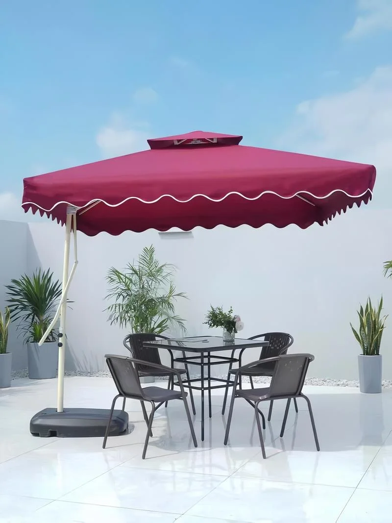 Side Post Sun Umbrella, Beach Night Market Parasol